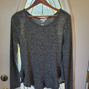 Charming Charlie Gray Sweater Medium